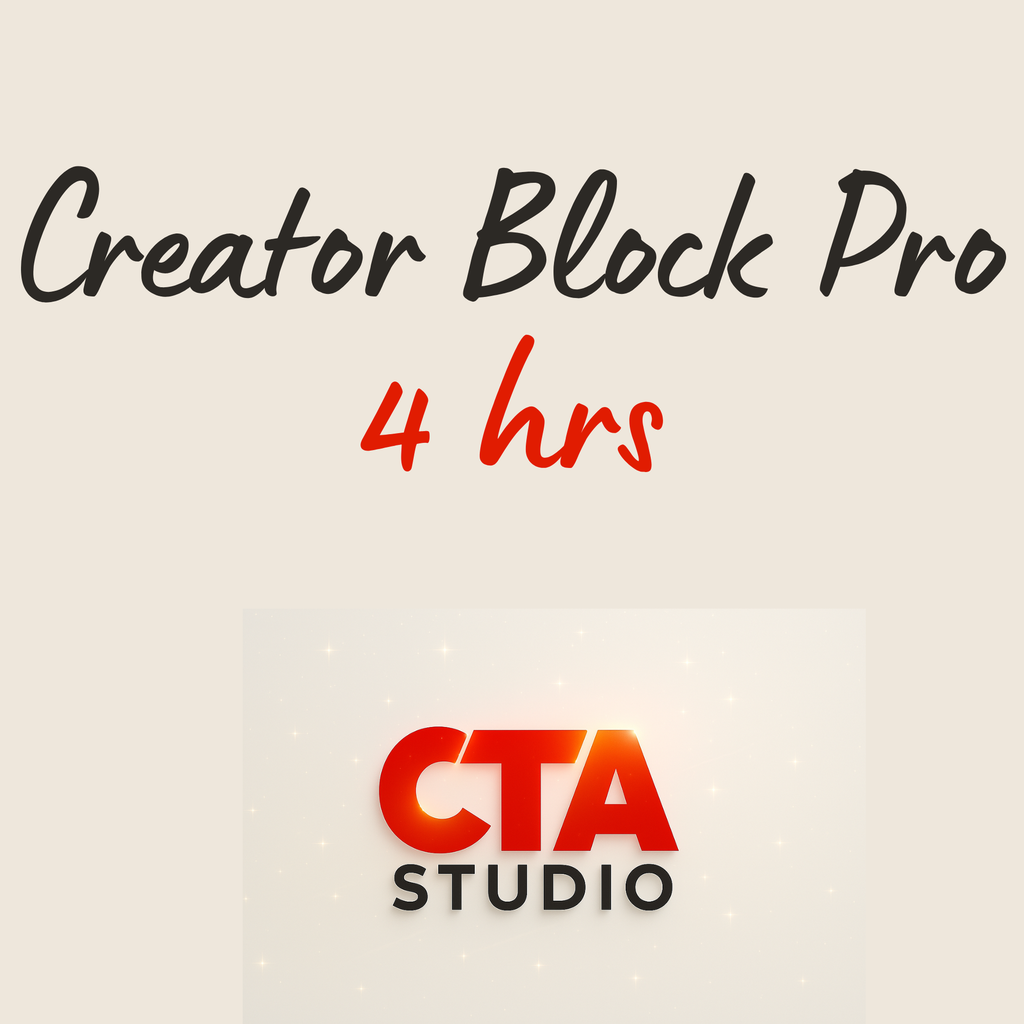 Creator Block Pro - 4hrs